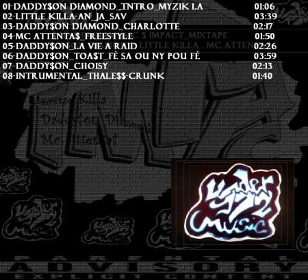 Pochette_arrière de la mixtape_(Type commercial en vente an la rie a)
